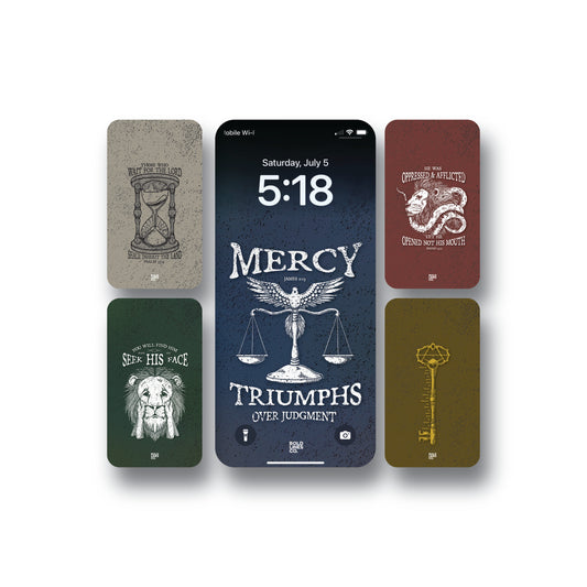 Free Phone Wallpapers | Christian Hand-Drawn Artwork | 5 Pack